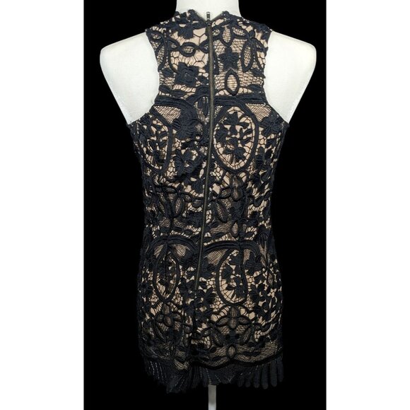 Lovers + Friends Caspian Black Lace Mini Shift Dress Size XS - Picture 3 of 9